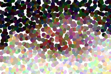 Parlak renkli yuvarlak şekiller hareket bulanık arkaplan