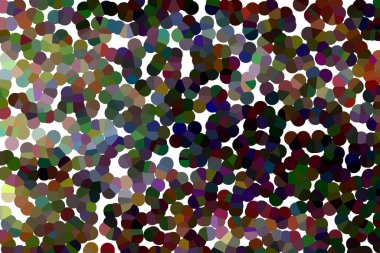 Parlak renkli yuvarlak şekiller hareket bulanık arkaplan