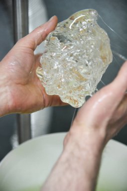 Geleneksel şekerlemeler ve şekerlemeler elde yapılır. boş kopyalama alanı