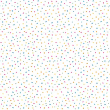 Konfeti tatlı şeker noktaları pastel renklerde kusursuz desenli arka plana bayılır..