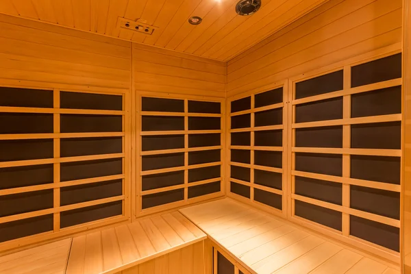 Infrared sauna cabin — Stock Photo, Image