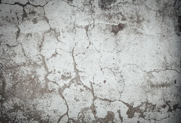 Vieille texture de mur en béton fissuré. Contexte altéré. — Photo