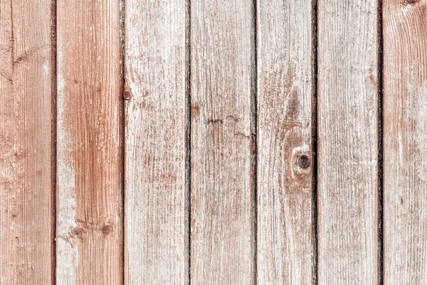 Lichtbruine houten achtergrond met oude beschilderde planken — Stockfoto