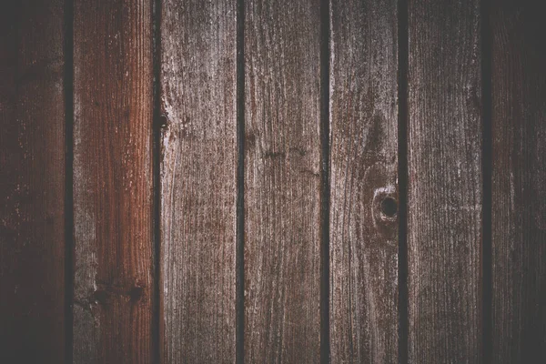 Fond en bois brun avec de vieilles planches peintes — Photo