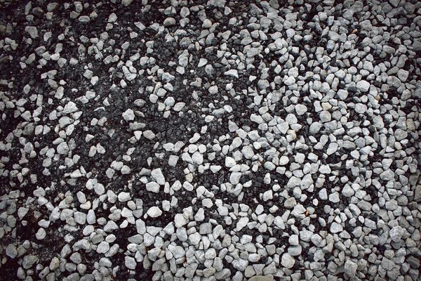 Mixture of gravel stones — Stockfoto