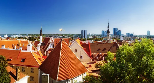 Blick auf das alte Tallinn — Stockfoto