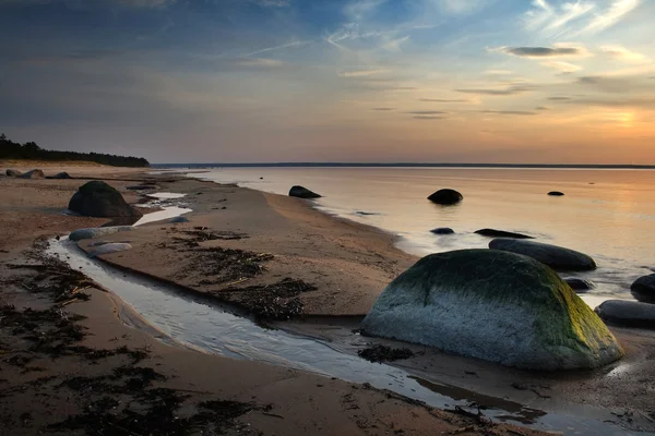 Brook at the sea — Stock Photo, Image