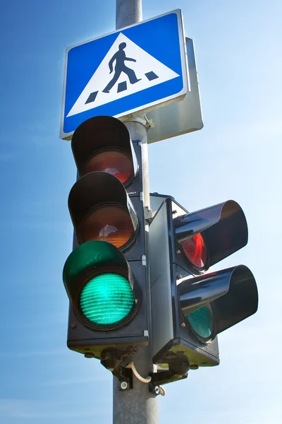 Trafikljuset — Stockfoto