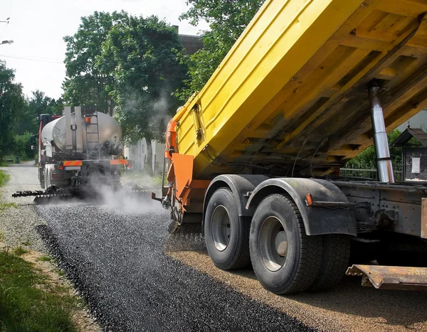 Straßenbauarbeiten — Stockfoto