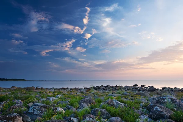 Rocky shores at the see — Stock Photo, Image