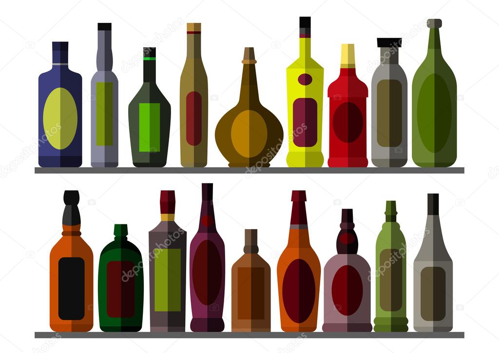 Collection bottle for alcoholic