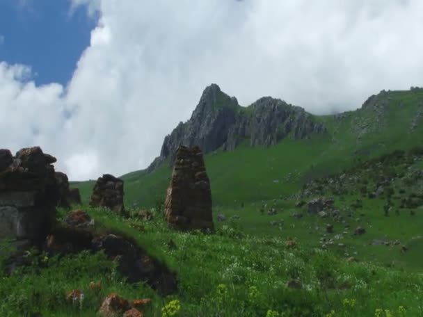 Middeleeuwse Schotse Hooglanden nederzettingen — Stockvideo