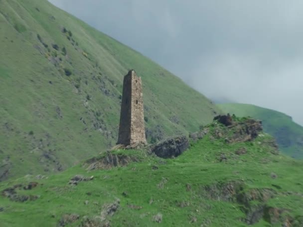 Mittelalterliche Hochlandsiedlungen — Stockvideo