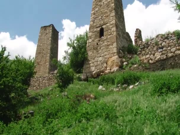 Ortaçağ yayla yerleşim — Stok video