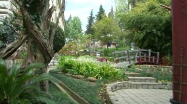 Japon Bahçe Botanik Bahçesi içinde üzerinde Panorama
