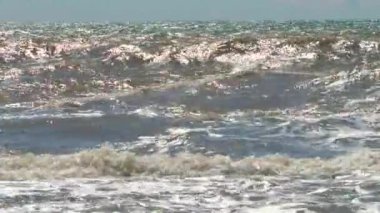 Sochi resort şehir sahil mesire bahar fırtınası