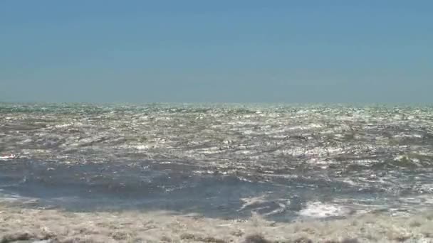Sochi resort şehir sahil mesire bahar fırtınası — Stok video