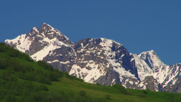 Природа і пейзажі гірські ущелини — стокове відео