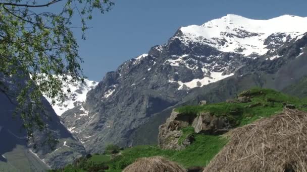 Natuur en landschap bergachtige kloven — Stockvideo