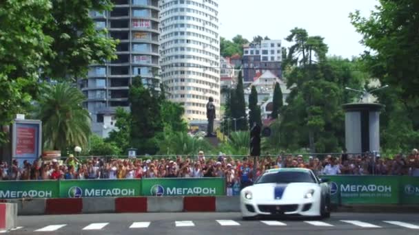 Samochód festiwalu "Formuła 1" — Wideo stockowe