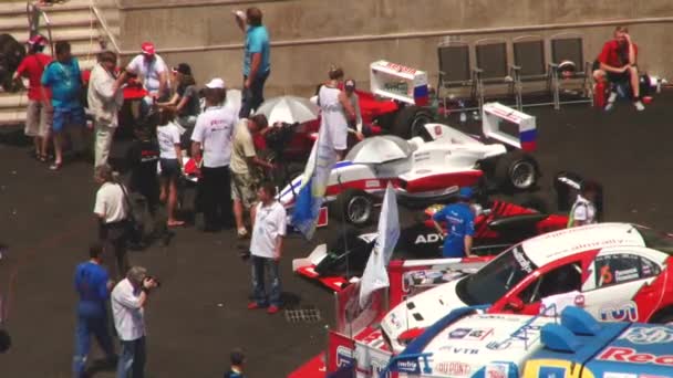 Festival do carro "Fórmula 1 " — Vídeo de Stock