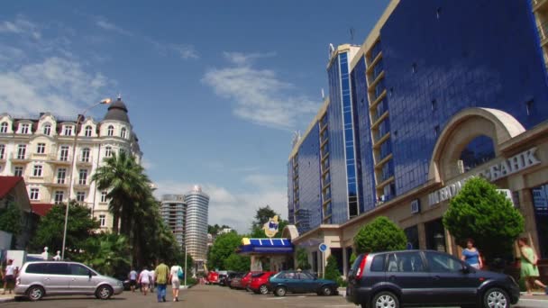 Visites de la ville de Sotchi sur la mer Noire — Video