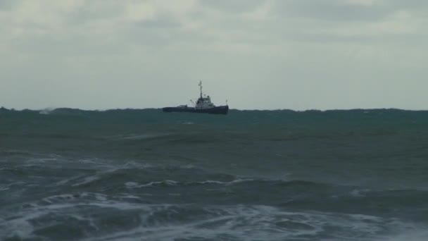 Zomer Storm aan de Zwarte Zee — Stockvideo