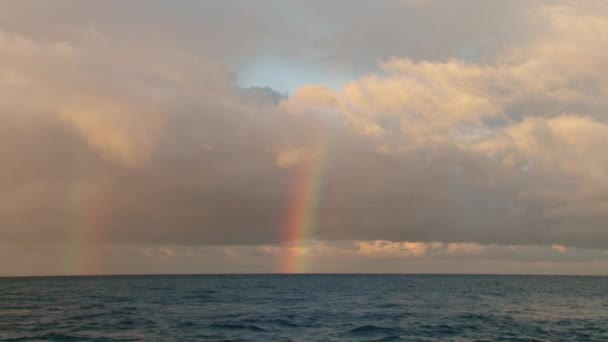彩虹在黑海 — 图库视频影像