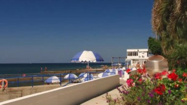 Beach tatil günlerinde, Karadeniz resort şehir Sochi