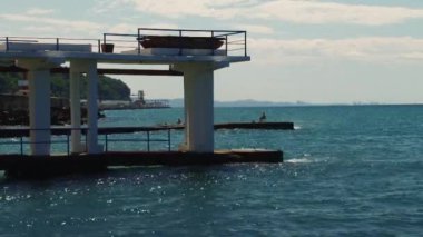 Beach tatil günlerinde, Karadeniz resort şehir Sochi