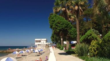 Beach tatil günlerinde, Karadeniz resort şehir Sochi