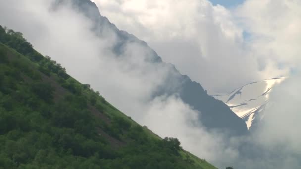 Garganta del Kurtat en Osetia del Norte . — Vídeo de stock