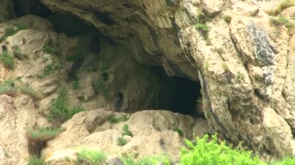 Types and attractions Kurtat gorges of North Ossetia-Alania, Russia, the Caucasus. — Stock Video