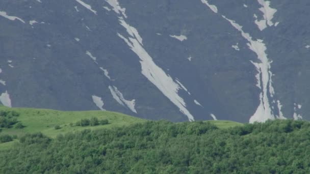 Típusok és látnivalók Kurtat szoros a Kaukázus, Észak-Oszétia, Oroszország. — Stock videók