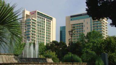 Çeşme seaside Promenade city Sochi, Rusya Federasyonu