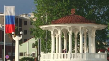 Görünüm liman kenti Sochi, Rusya Federasyonu