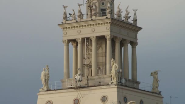 Vista porto marittimo città di Sochi, Russia — Video Stock