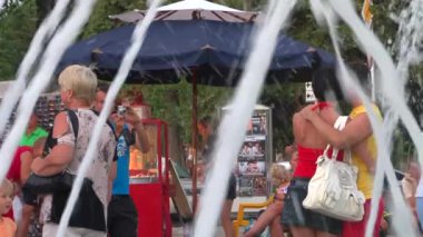 Yaz akşamları Lazarevskoye, Sochi, Rusya Federasyonu