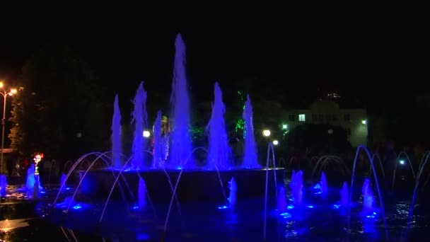 Yaz akşamları Lazarevskoye, Sochi, Rusya Federasyonu — Stok video