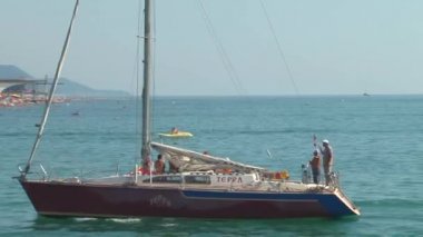 Karadeniz Köyü yaz tatili. Lazarevskoye dağlar. Sochi.