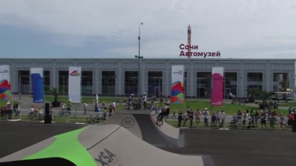 31 мая 2015 года в Олимпийском парке в Сочи, Россия — стоковое видео