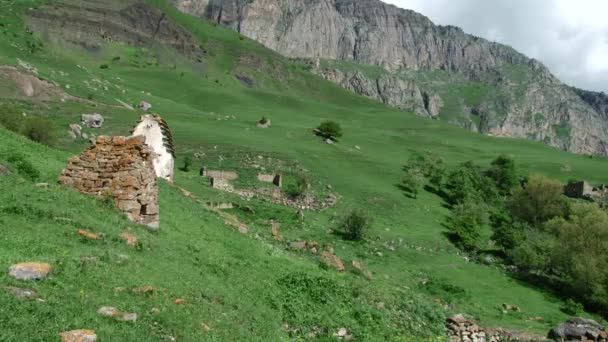 Kurtat ущелини в Північна Осетія-Аланія, Кавказу, Росія — стокове відео
