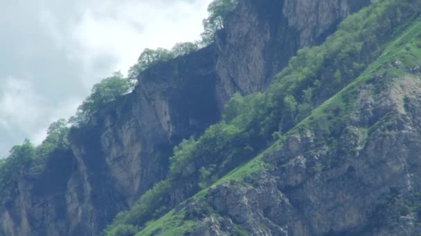 Kurtat Gorge i Nordossetien, Kaukasus, Ryssland — Stockvideo