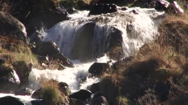 Luonto Kurtat Gorge Pohjois-Ossetiassa, Kaukasuksella, Venäjällä . — kuvapankkivideo