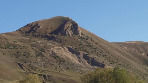 자연 Kurtat 협곡 북쪽 Ossetia, 코 카 서 스, 러시아. — 비디오