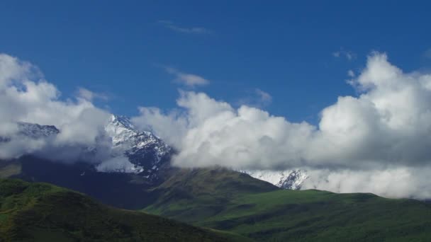 Nature Kurtat Gorge in North Ossetia, Caucasus, Russia. — Stock Video