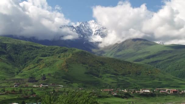 Nature Kurtat Gorge in North Ossetia, Caucasus, Russia. — Stock Video