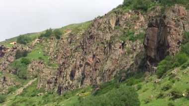 Doğa Kurtat Gorge Kuzey Osetya'da, Kafkasya, Rusya Federasyonu.