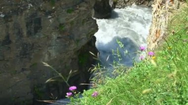 Doğa Kurtat Gorge Kuzey Osetya'da, Kafkasya, Rusya Federasyonu.