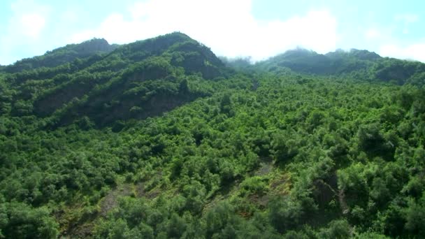 Natureza Kurtat Gorge na Ossétia do Norte, Cáucaso, Rússia . — Vídeo de Stock